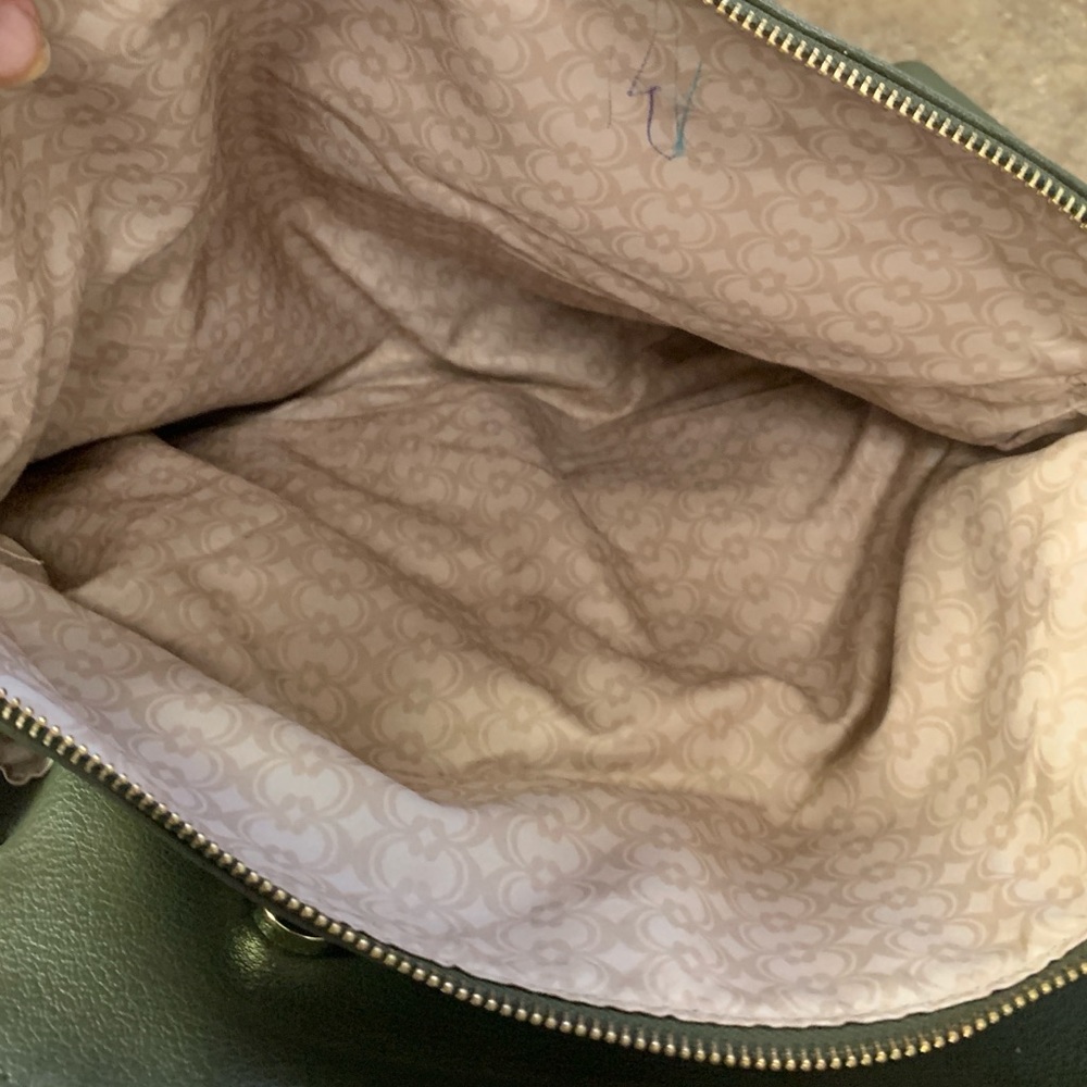 Charming Charlie dark olive green bag - Picture 6 of 7